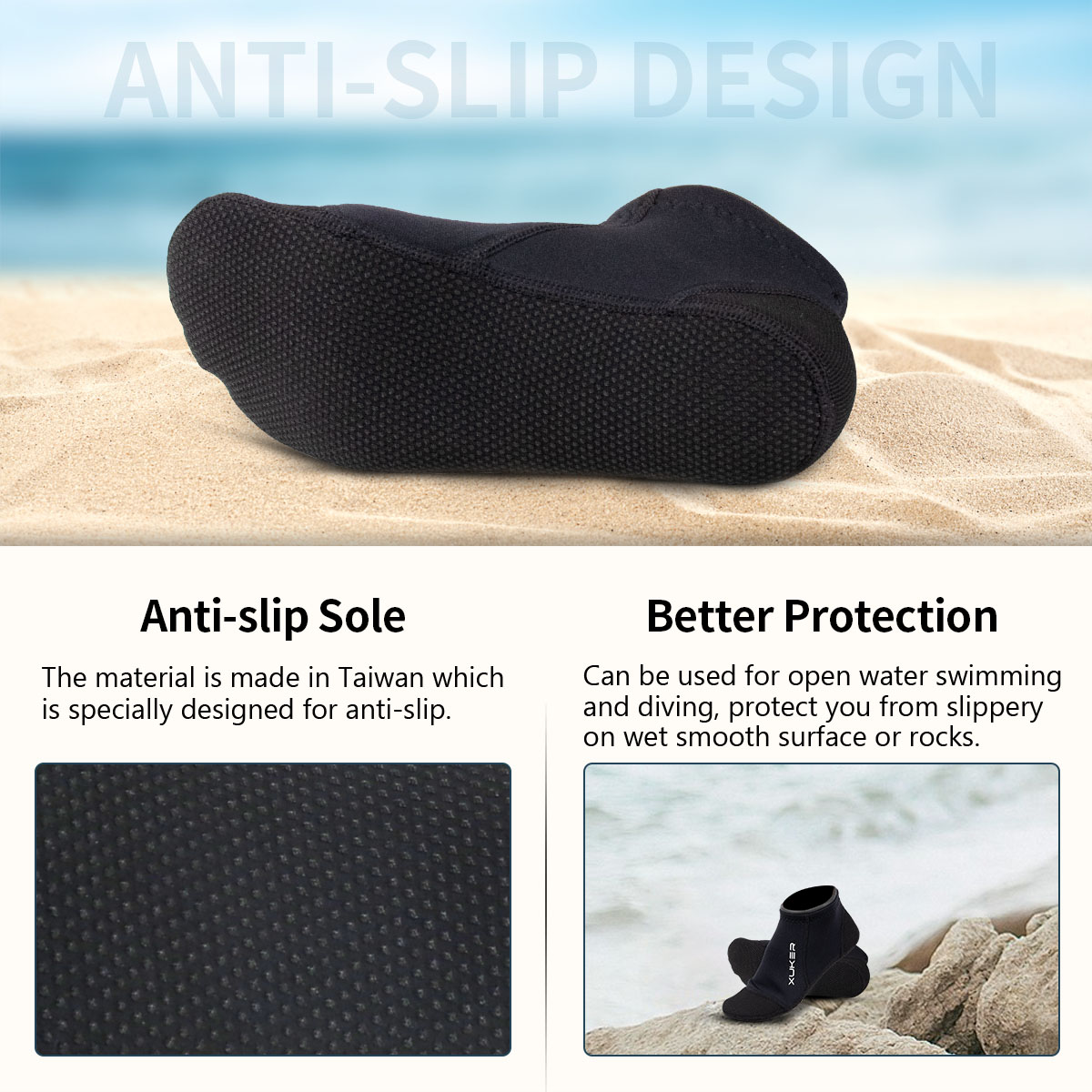 Chaussettes en néoprène 3mm, v - Snorkel Dry Top avis et prix