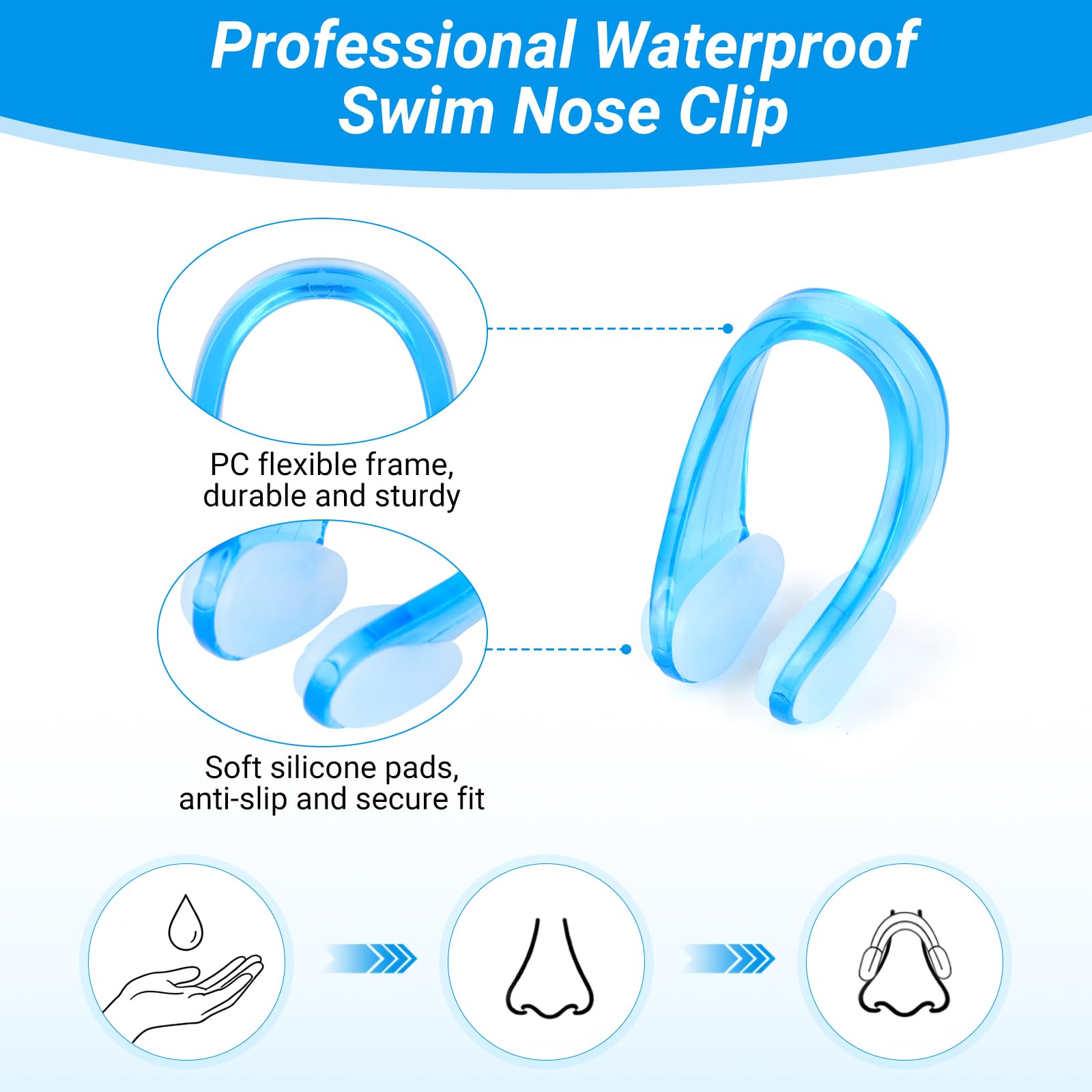 Clips de nez en silicone imper - Us Aquatic Sports avis et prix