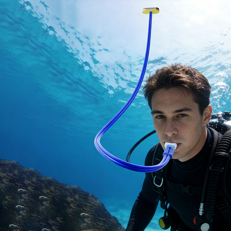 Tube respiratoire de plongée e - Snorkel Dry Top avis et prix